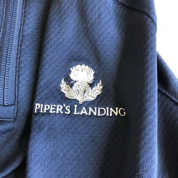 Puma by Piper’s Landing Country Club 1/4 Zip Mock Neck Shirt Dry Cell Long sleev - Picture 6 of 10